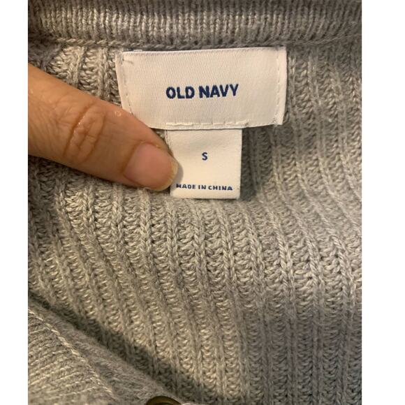 Old Navy long sleeves gray lace up top size Small - Picture 3 of 9